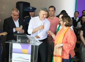 Ao lado da ministra da Mulheres, Eduardo Siqueira Campos reforça compromisso com segurança e bem-estar feminino