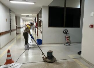 Governo do Tocantins intensifica ações de higienização do HGP A iniciativa integra as estratégia da SES-TO para garantir mais conforto e bem-estar aos pacientes e servidores