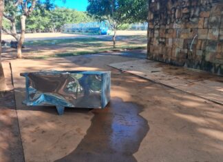 Zeladoria Urbana de Palmas encontra bebedouros danificados no Parque dos Povos Indígenas