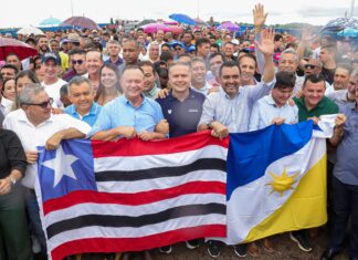 Governador Wanderlei Barbosa e ministro Renan Filho entregam nova ponte JK, símbolo de integração entre Tocantins e Maranhão